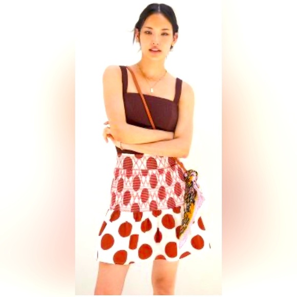 Anthropologie polka dot skirt with smocked waist. Size M. Excellent condition! - Picture 2 of 3